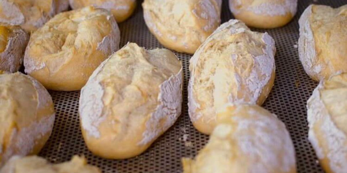 Vegan bei Dinkelking - Semmeln in der Theke