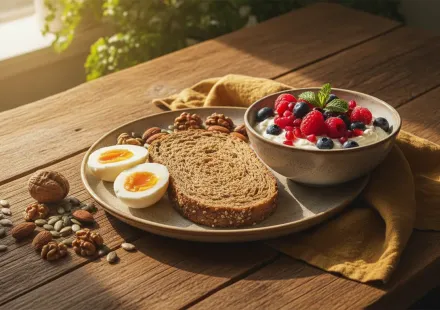 News-Beitragsbild:Proteinreiches Frühstück für Sportler: Ideen mit Dinkel