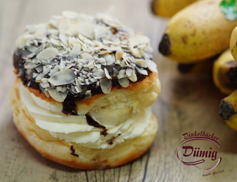 Bananensplit Krapfen – Bild 2
